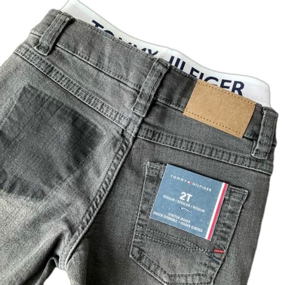 Tommy Hilfiger Boy Jeans Stretch Jogger Extensible Size 2T NWT - Picture 2 of 10
